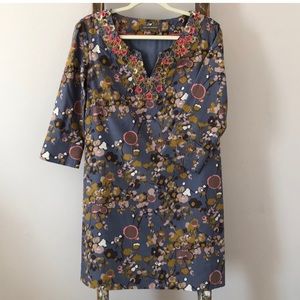 Beautiful limited addition embellished Boden tunic dress